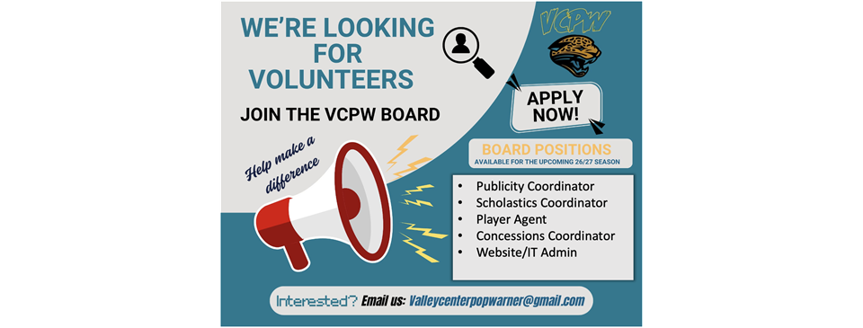 Seeking Volunteers to Join our Board