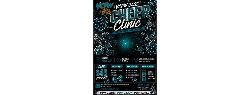 VCPW Jags Cheer Clinic