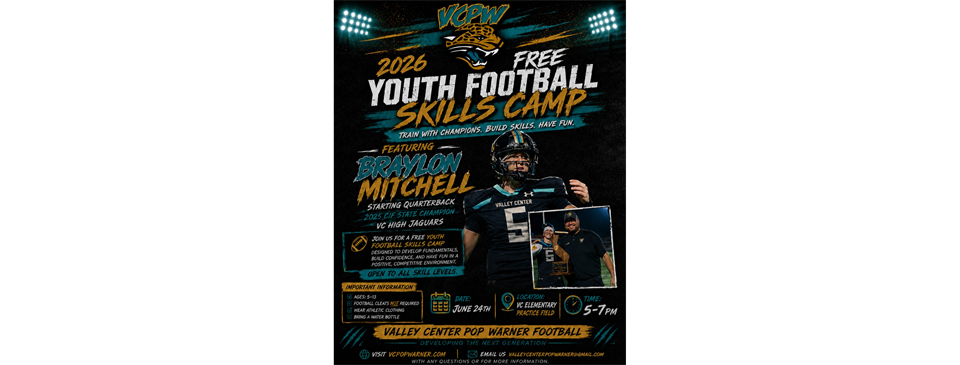 Free Youth Football Skills Clinic