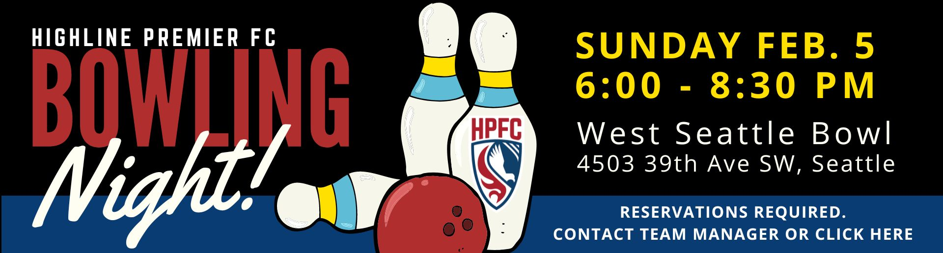 HPFC Community Event: Bowling Night