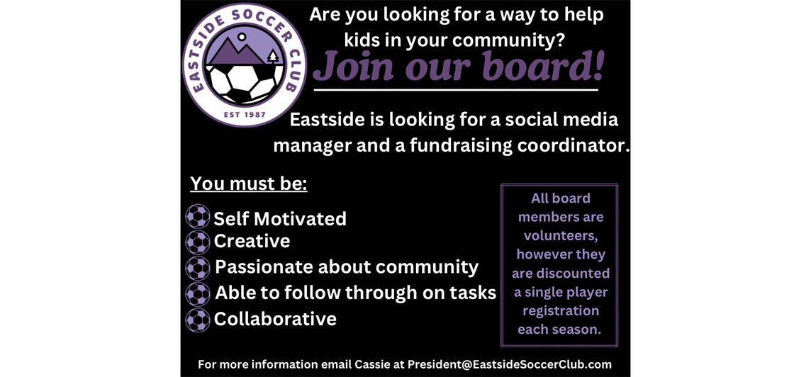 Board Volunteers Needed!