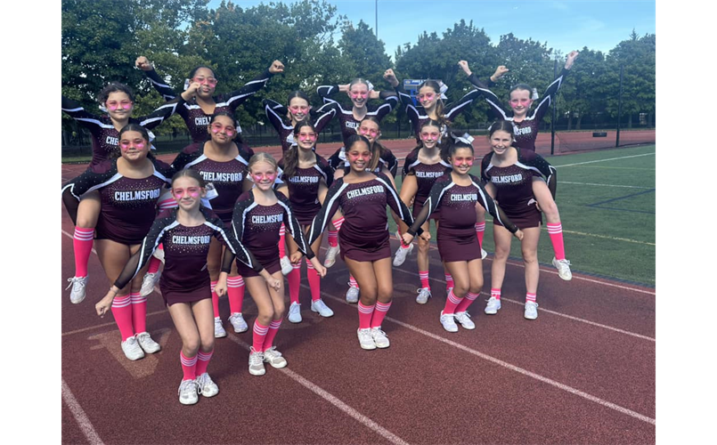 C Team Cheerleaders in October