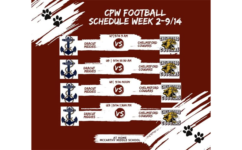 9/14 Football Schedule