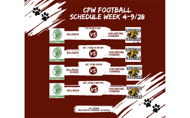 9/28 Football Schedule