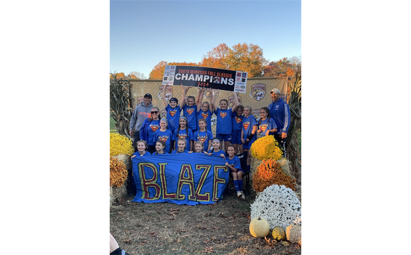 Fall 2024 U12G Burlington Blaze South Windsor Tourney Champs