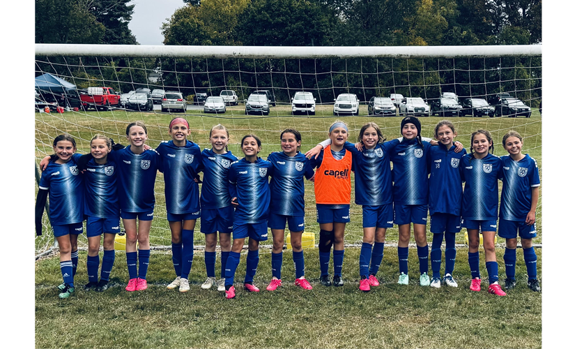 Fall 2024 U11G Burlington Huskies Rocky Hill Tourney Champs