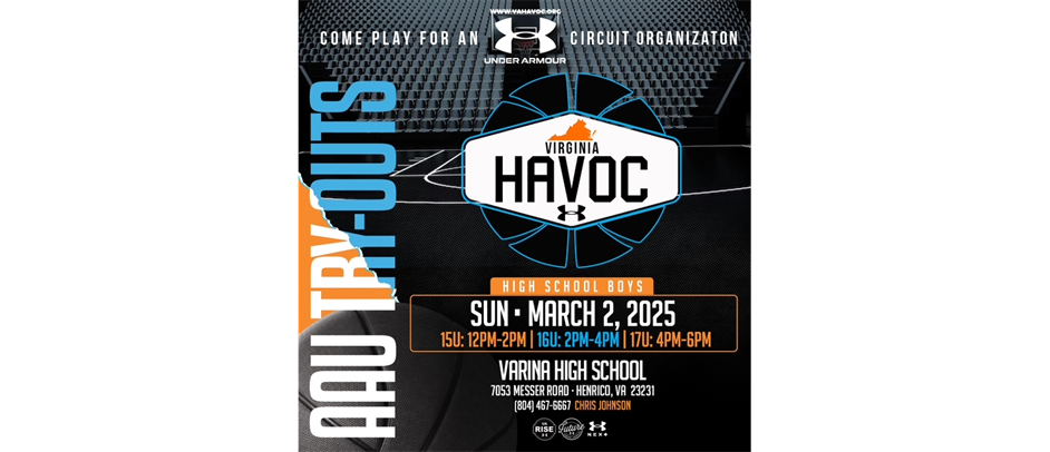 2025 VA Havoc Boys UA Rise High School Tryouts