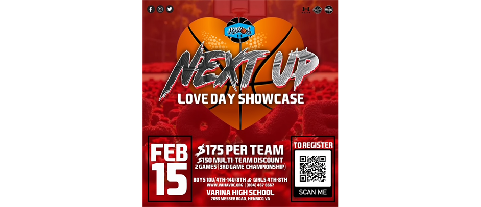 NEXT UP Love Day Showcase Tournament