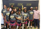 Our 6th Grade Girls Wins the 6th Grade Championship at the Zero Gravity VA State Championships!