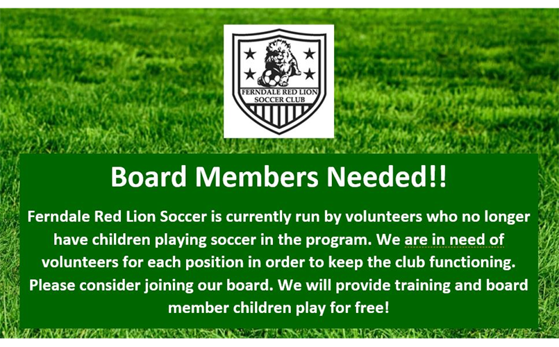 Board Members Needed!