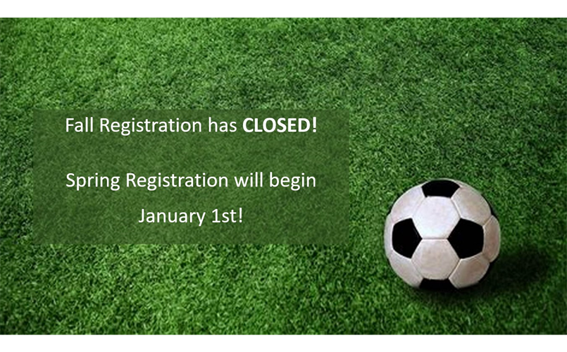 Fall Registration - Closed!