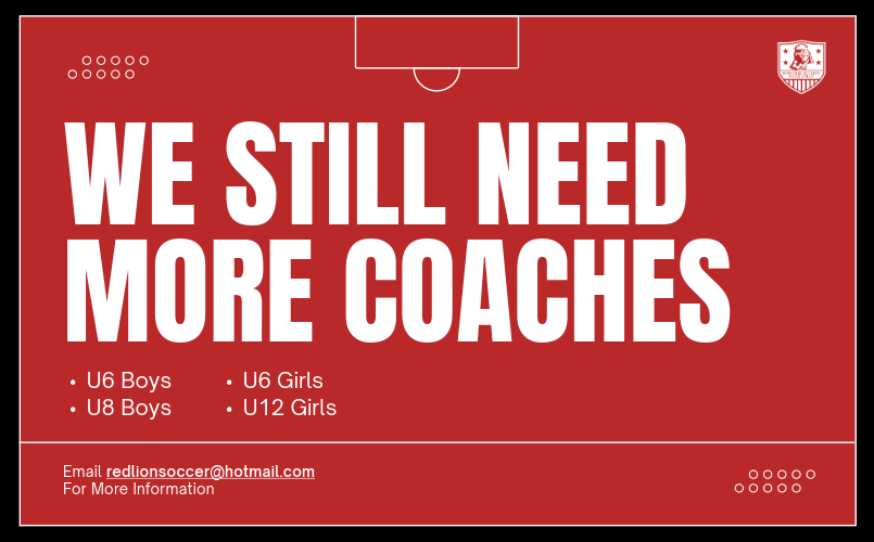 Coaches Needed