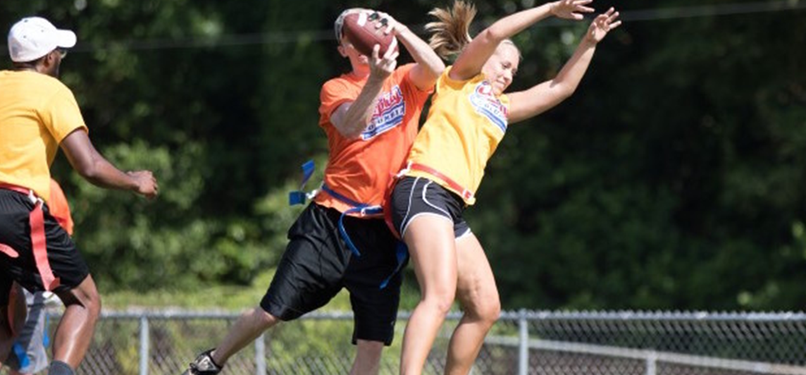 Adult COED Flag Football here in Gwinnett