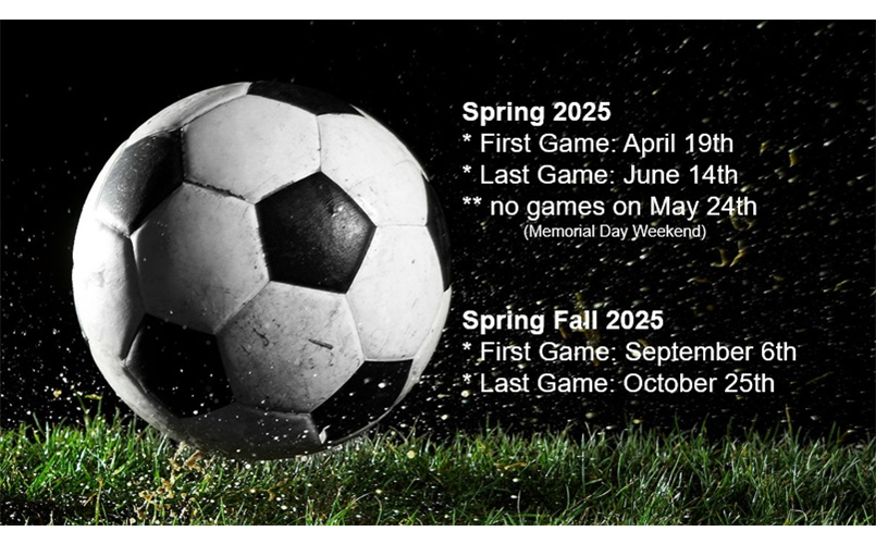 2025 Season Dates