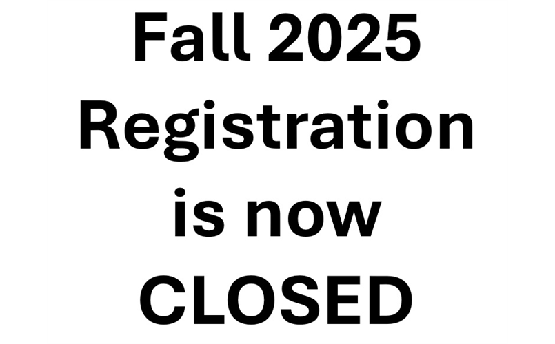 Fall 2025 Closed