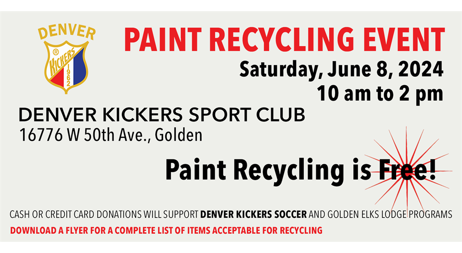 Paint Recycling with Golden Elks