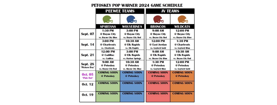 2024 Schedule