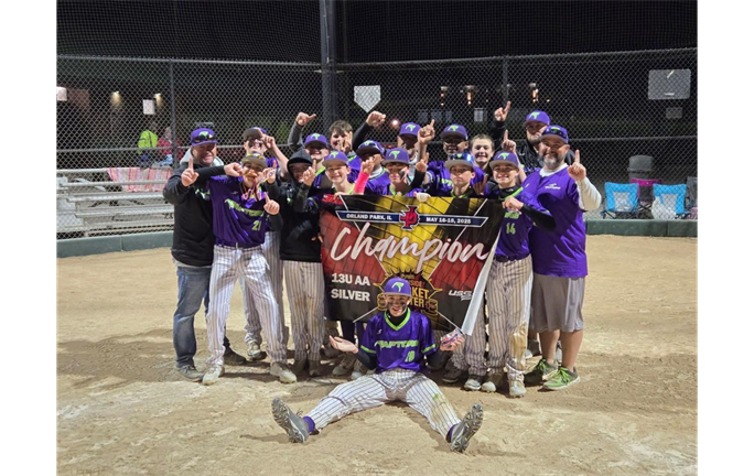 Congrats to our 13U Raptor team on their championship win!