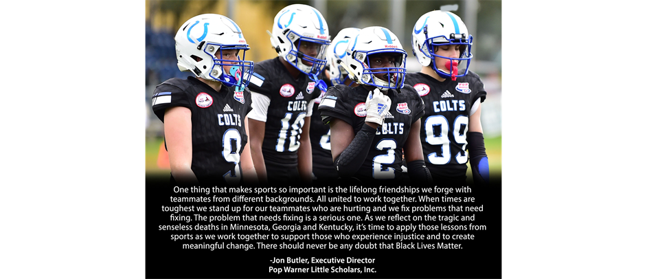 Pop Warner's Statement on Race & Inequality