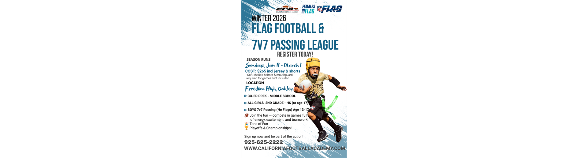 REGISTER NOW FOR WINTER 2026 