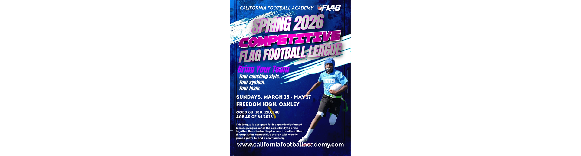 SPRING 2026 COMPETITIVE LEAGUE = TEAM REGISTRATION