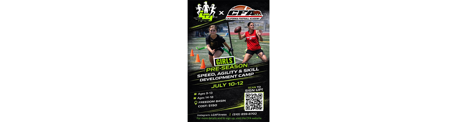 ALL GIRLS CAMP LED BY COACH LEXY @LG4FITNESS