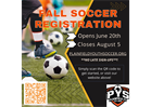 FALL SOCCER SIGN-UPS
