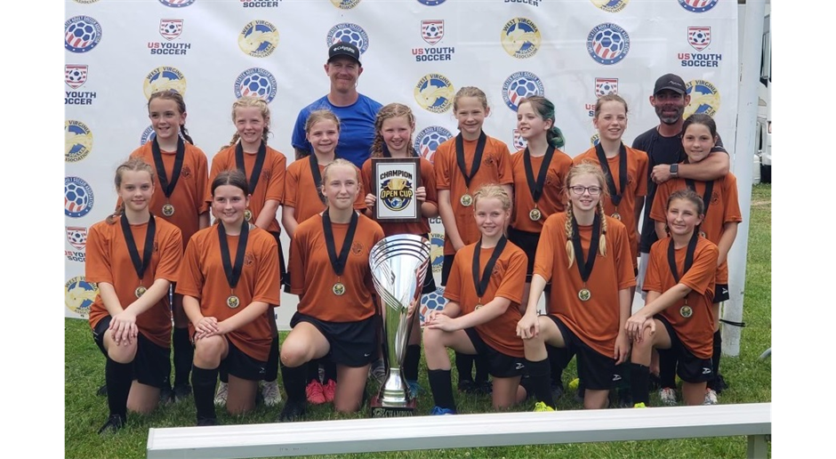 U12 Girls Open Cup Champs