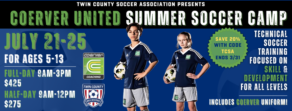 Coerver Summer Camp July 21-25