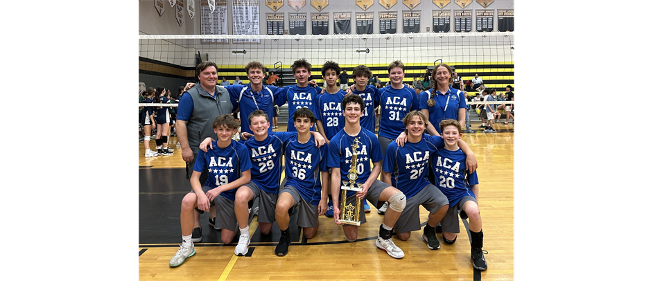 2025-26 Annunciation Boys Varsity Volleyball Champions