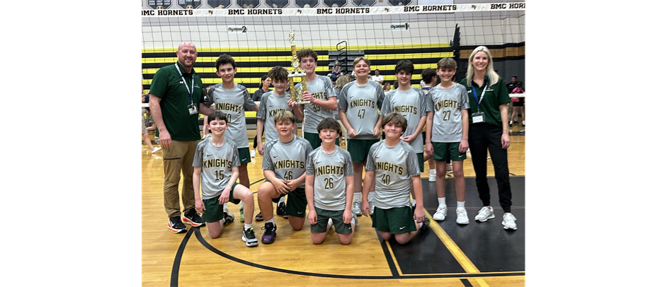 2025-26 St. Margaret Mary Boys JV Volleyball Champions