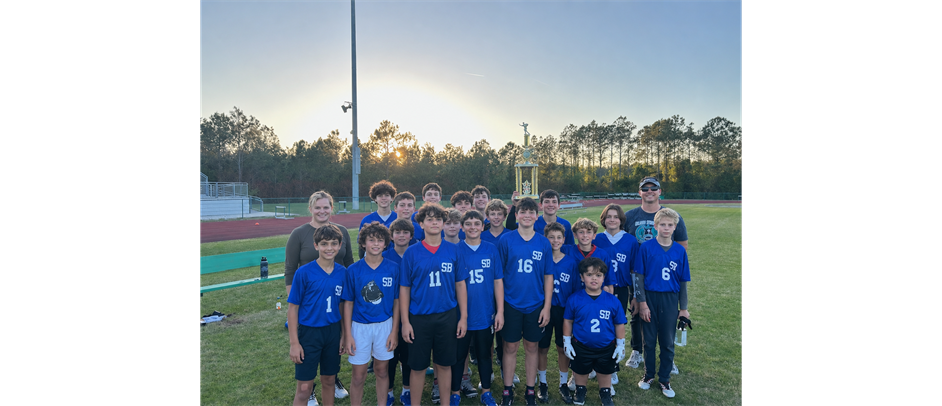 Middle School Varsity Flag Football Champions
