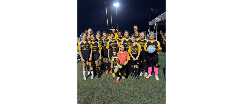 Middle School Girls Varsity Soccer Champions!