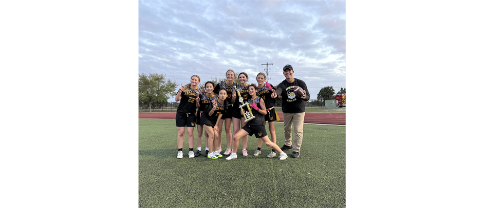 Ascension- Middle School Girls Varsity Flag Football Champions!