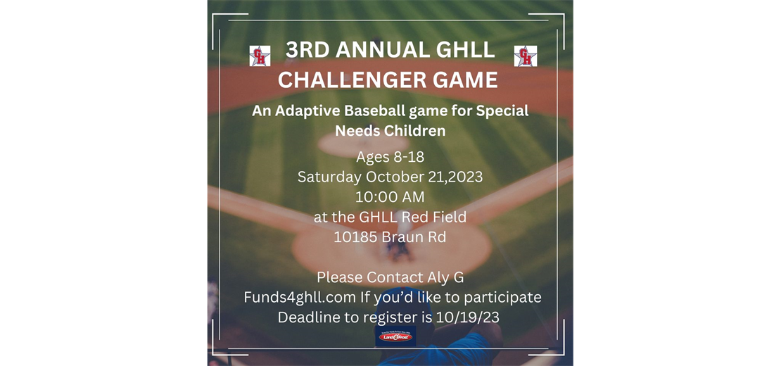 3rd Annual Challenger Game