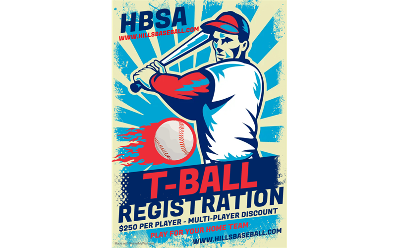 T-Ball Registration Flyer