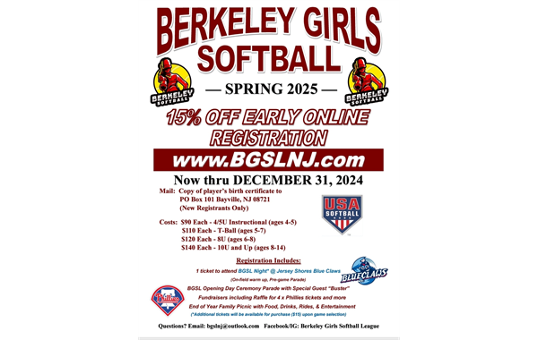 BGSL 2025 Spring Registration!!