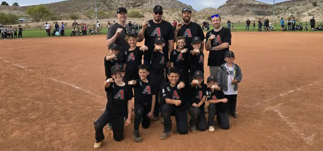 2025 Minors 1st Place Team - Coach Pitts
