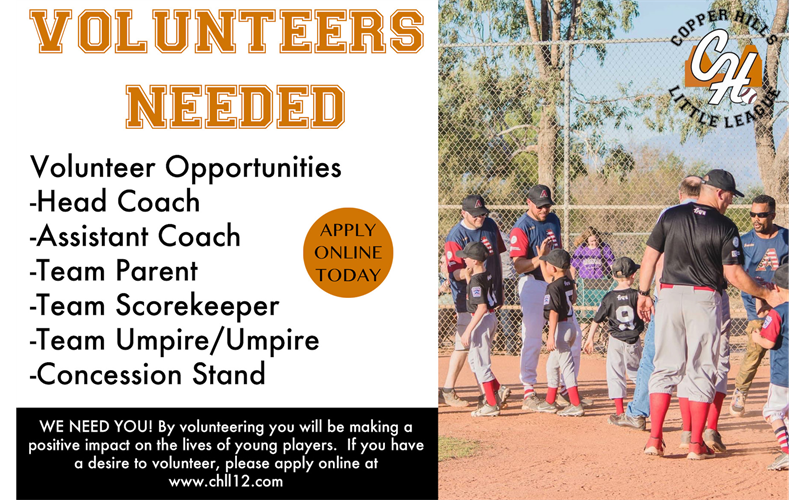 Copper Hills Little League > Home