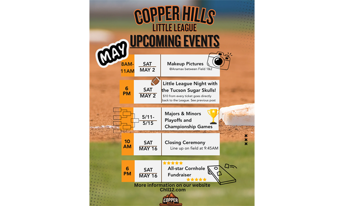 May Upcoming Events