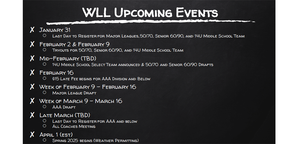 Upcoming Events