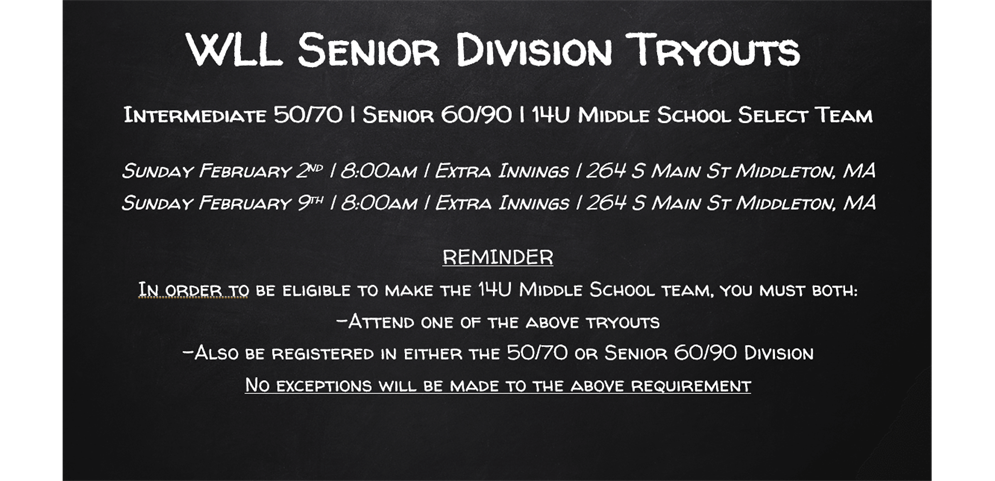 WLL Senior Tryouts