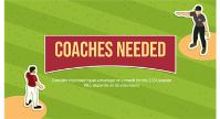 Managers & Coaches Needed