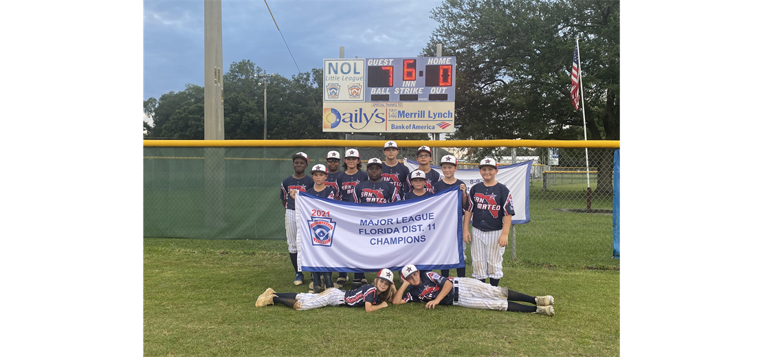 Major 2021 District Champions