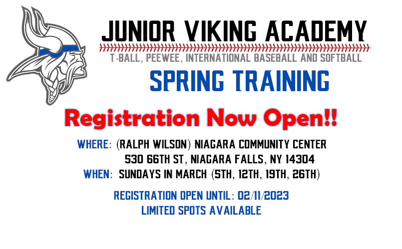 2023 JVA Spring Training - Registration Open