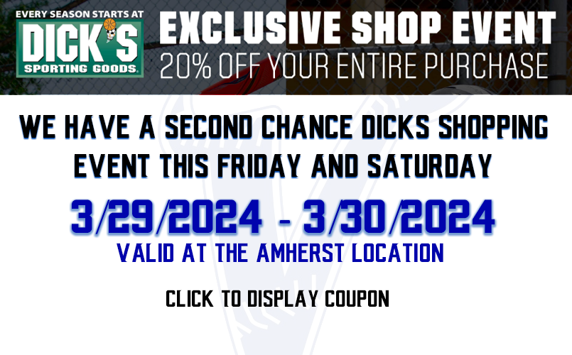 Extra Dick's Shopping Event
