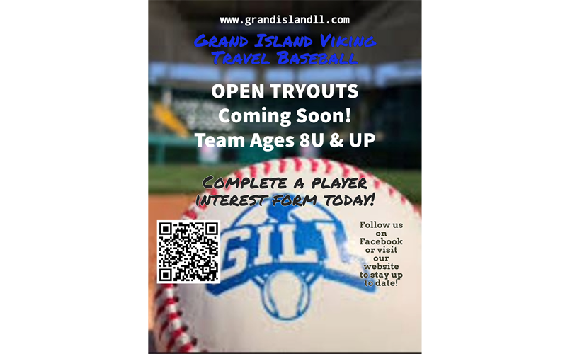 2025 Travel Baseball Tryouts is coming!