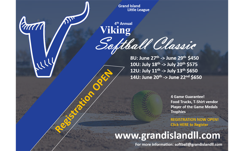 2025 Viking Softball Classic - Registration Open!