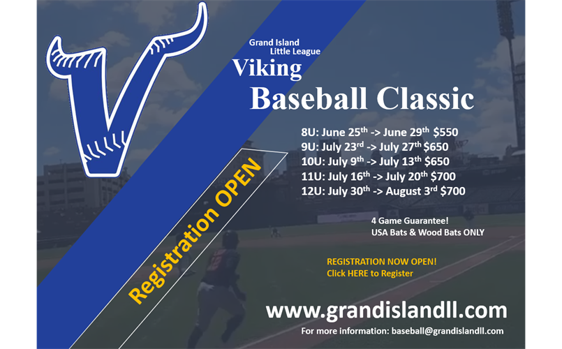 2025 Viking Baseball Classic - Registration Open!