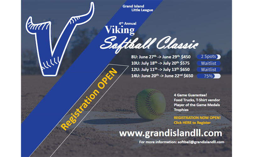 2025 Viking Softball Classic - Limited Spots!